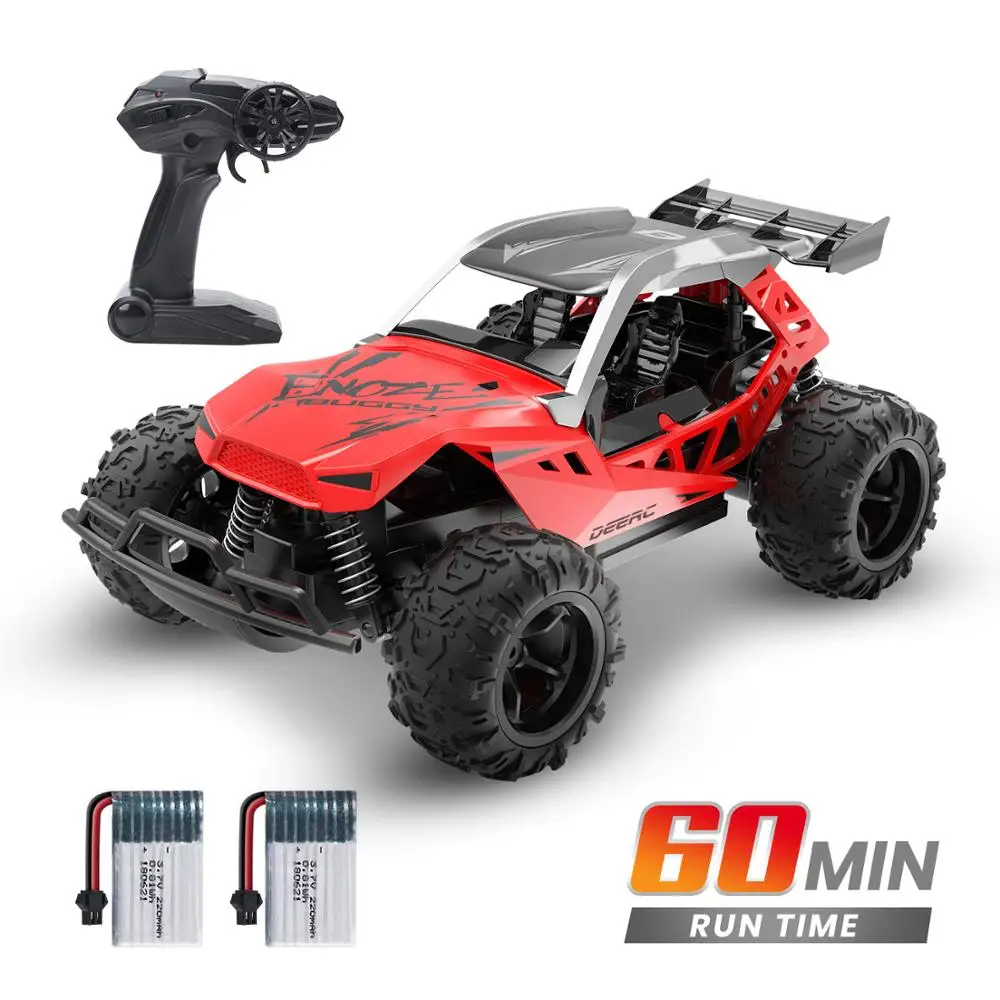 

DEERC 1:22 Racing RC Car Rock Crawler Radio Control Truck 60 Mins Play Time 20 KM/H 2.4 GHz Drift Buggy Toy Car For Kids