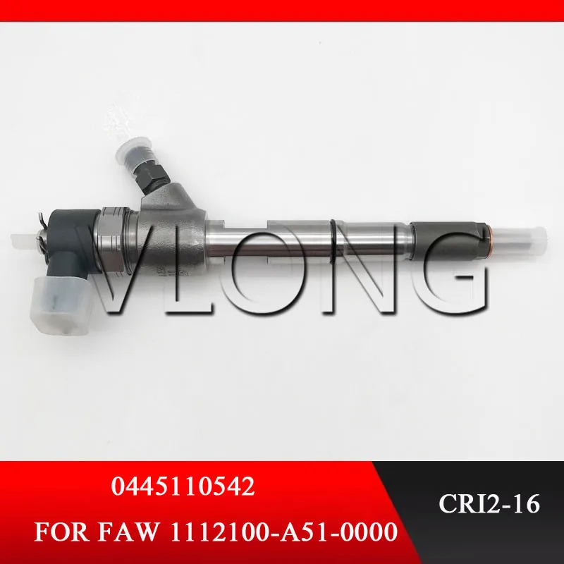 

New Common Rail Fuel Diesel Injector Assembly 0445110542 1112100-B81-0000 1112100B810000 For FAW