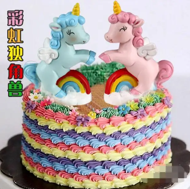 Лидер продаж Новые 2021 украшения для торта на день рождения в виде радужного