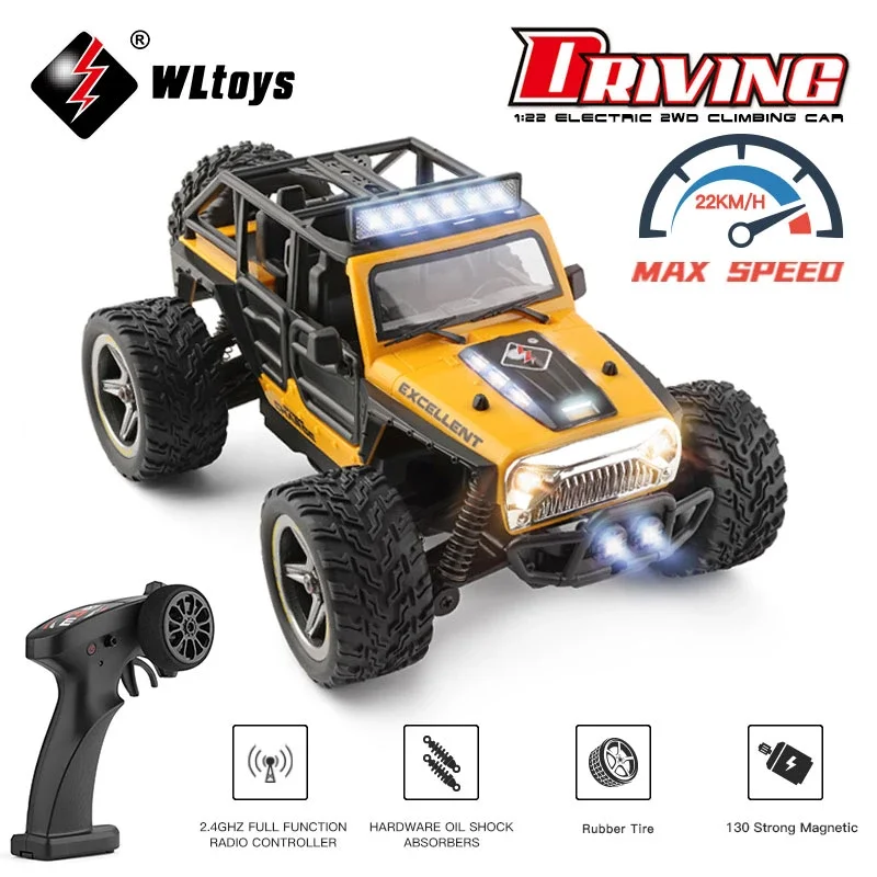 Wltoys 22201 2 4G мини Радиоуправляемый автомобиль 2WD внедорожник модели автомобилей с