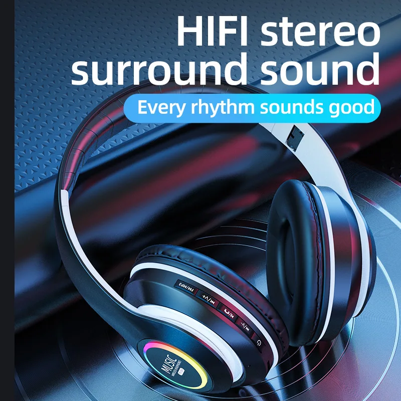 

Популярные беспроводные Игровые наушники NBX с Bluetooth и повязкой на голову, гарнитура с глубокими басами 5,0, игровые наушники для мобильных тел...