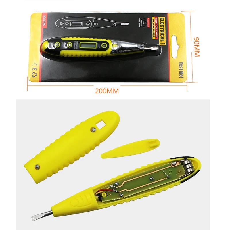 AC Power Outlet Voltage Detector Sensor Tester Electric Test Pen With Night Ligh Socket Wall Contact | Инструменты