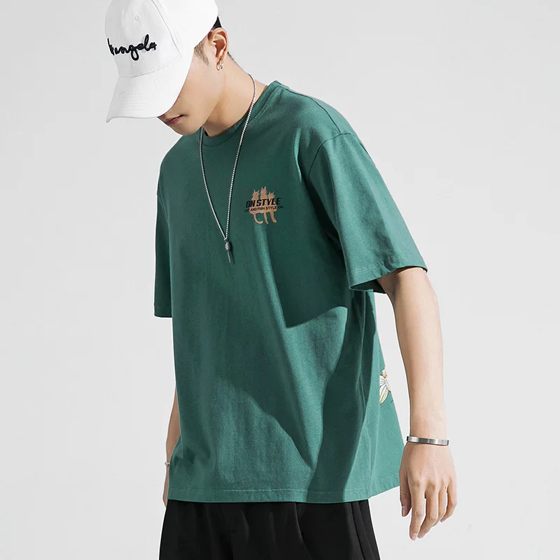 

Harajuku Anime Shirt Male Cartoon Cat Printed Unisex Hip Hop O-Neck Loose Short Sleeve TShirt Casual Men Clothes Streetwear Tops