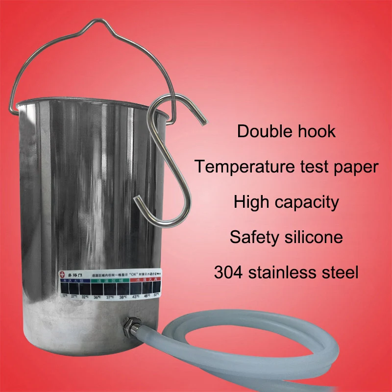 Набор стальных клизмов Wetips 2000 мл набор для анального душа клизма промывка ануса