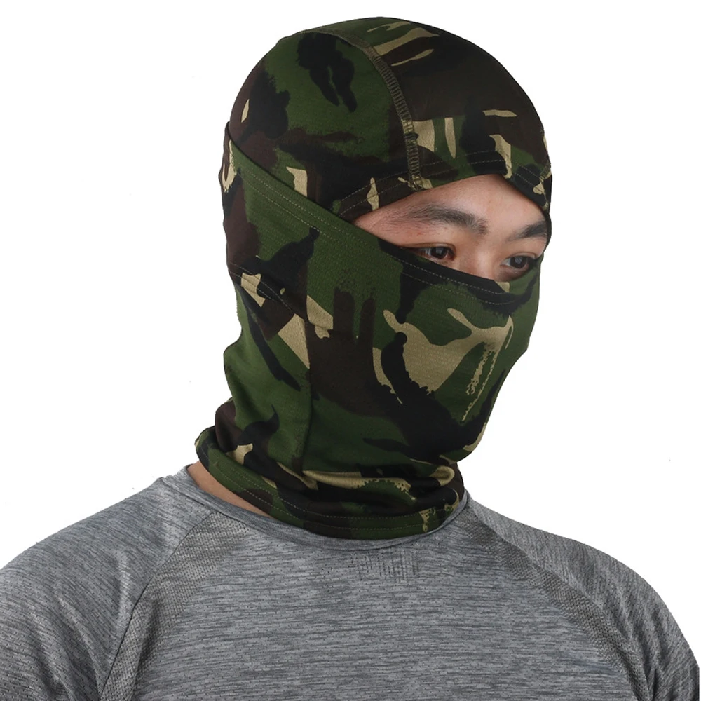 Multicam Balaclava Outdoor Camo Beanie Tactical Paintball Wargame Military Army Motorcycle Helmet Protection Full Face Mask | Аксессуары