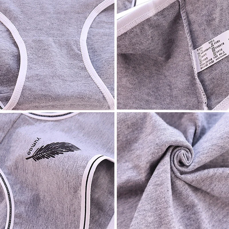 Хлопковые трусы трусики женское нижнее белье плюс размер женские Kawaii шорты для