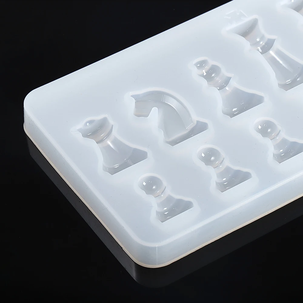 Форма для смолы 3D УФ-полимерная формочка в виде шахматных фигур инструменты