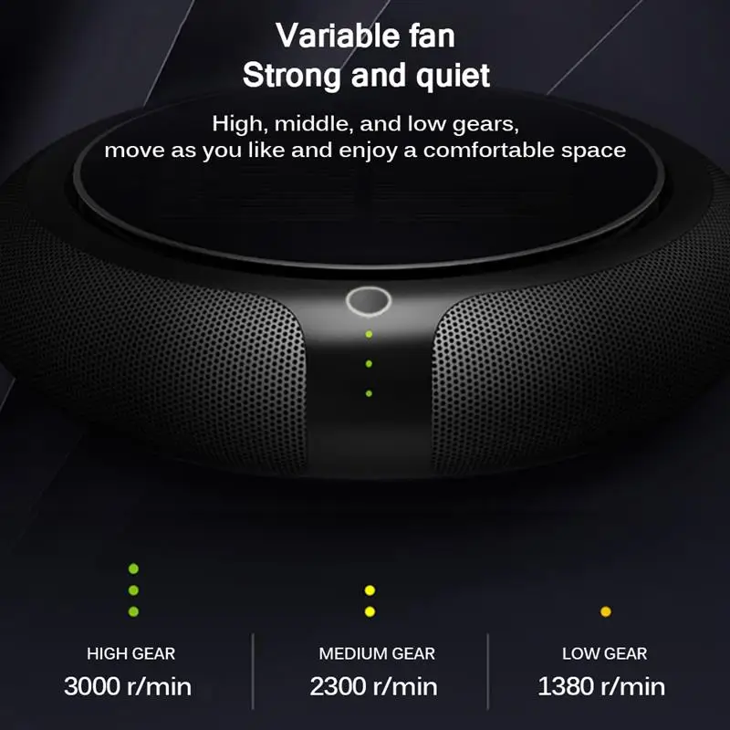 Портативный Компактный высокоскоростной ионизатор автомобиля Анионный