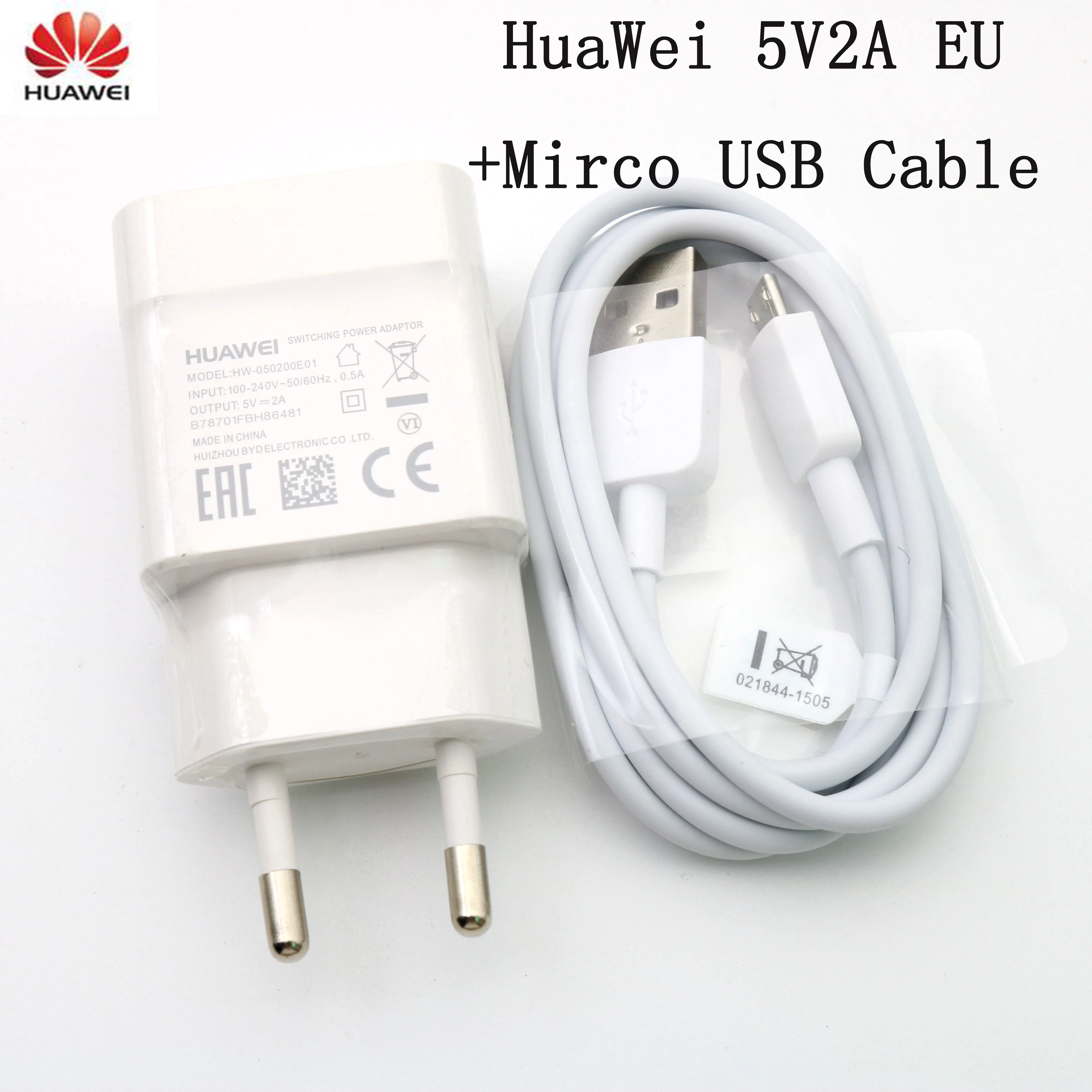 Оригинальное зарядное устройство Huawei 5 В 2 А ЕС адаптер питания для быстрой
