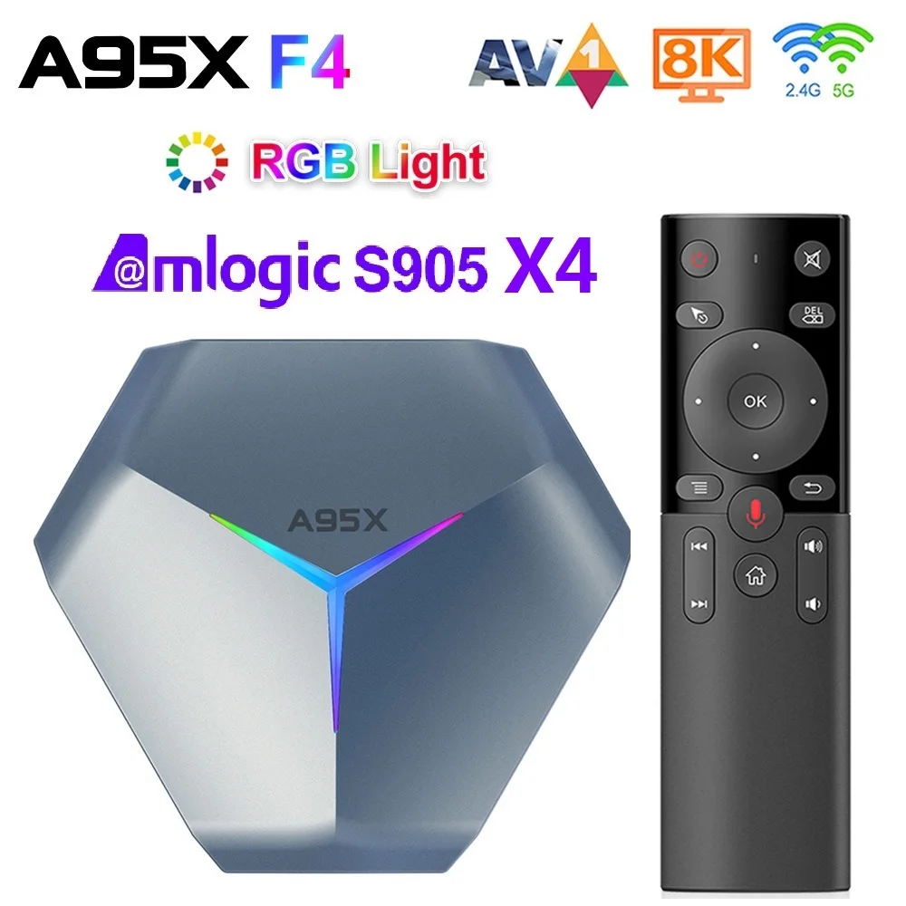 

ТВ-приставка A95X F4 Amlogic S905X4 RGB, Android 10, 4G, 64 ГБ, 32 ГБ, 128 Гб, поддержка двойного Wi-Fi, 8K, Youtube, медиаплеер A95XF4, 2 ГБ, 16 ГБ