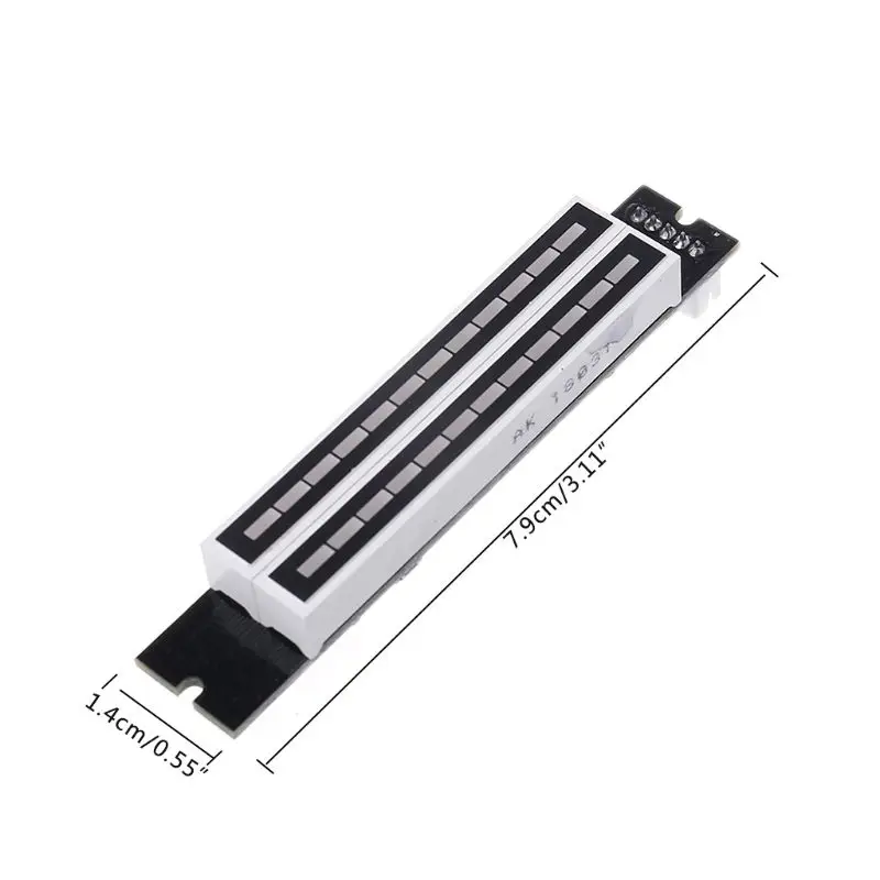 Мини двойной 12-разрядный музыка индикатор уровня регулируемый светильник