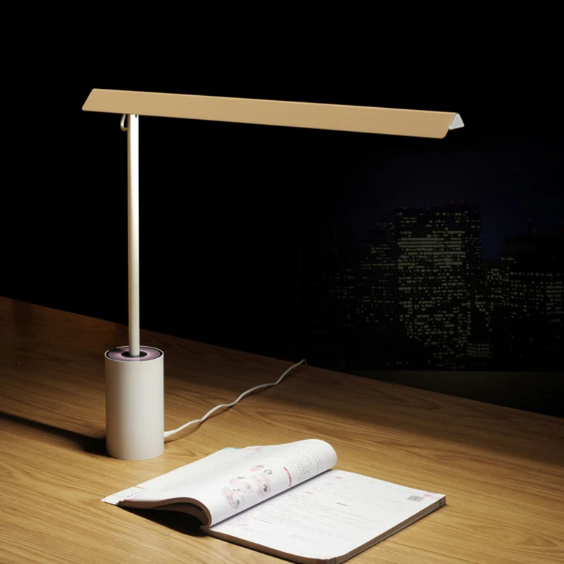 

Professional LED Desk Lamp Brightness Eye Protect Study Office Folding Luxury Aluminum Table Lamp Dimmable Bedside Read