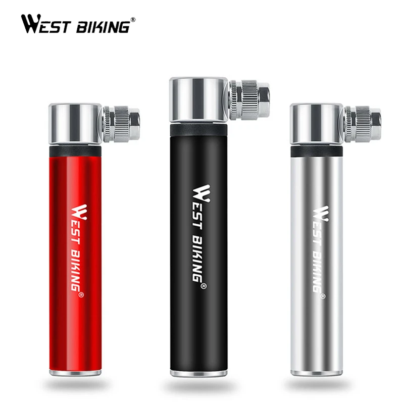 

WEST BIKING Mini Bicycle Pump Cycling Hand Air Pump for Bike Tire Inflator bicicleta For AV/FV MTB Mountain Bicycle Bike Pump