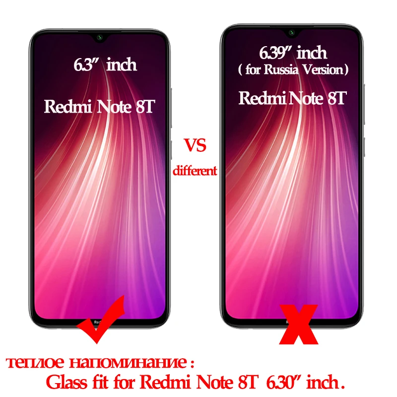Закаленное стекло 9H для Redmi note 8 T 7 Pro Защита экрана Xiaomi 7A 8A K20 k30 GO redmi стеклянная