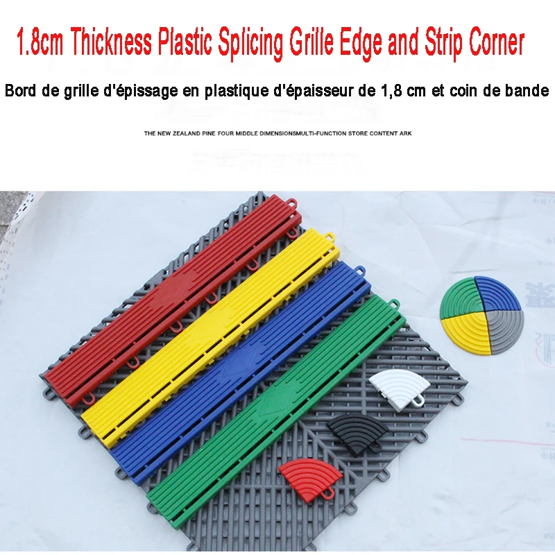 40pcs garage floor tiles free shipping interlocking motorcycle garage floor mats 40x40x1 8cm car washing center floor drain grid free global shipping