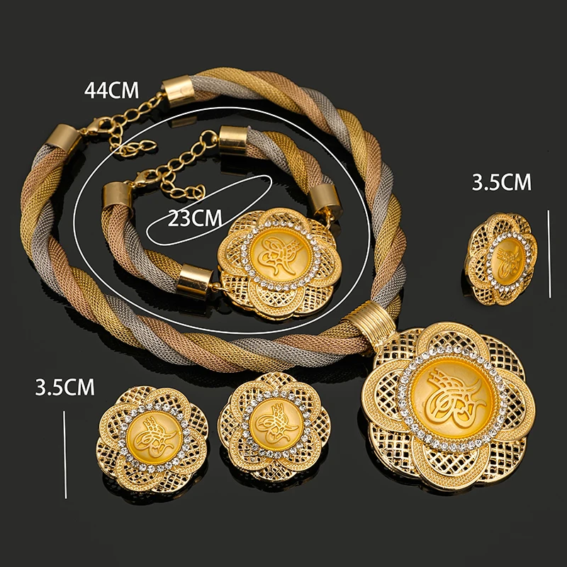 Женский Ювелирный Комплект Fani в нигерийском стиле свадебные ювелирные украшения