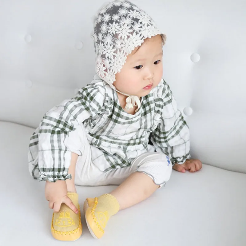 

Newborn Infant Baby Girls Boys Cute Cartoon Animal Toddler Anti-Slip Short Socks Slipper Shoes Boots Socks