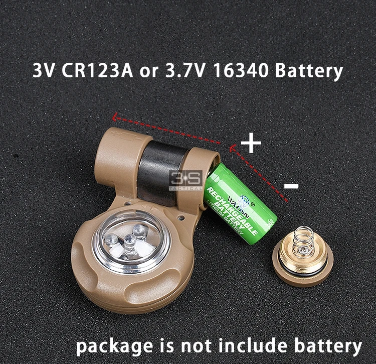 Тактический светильник для страйкбола версия с ИК-уплотнением тактический шлем