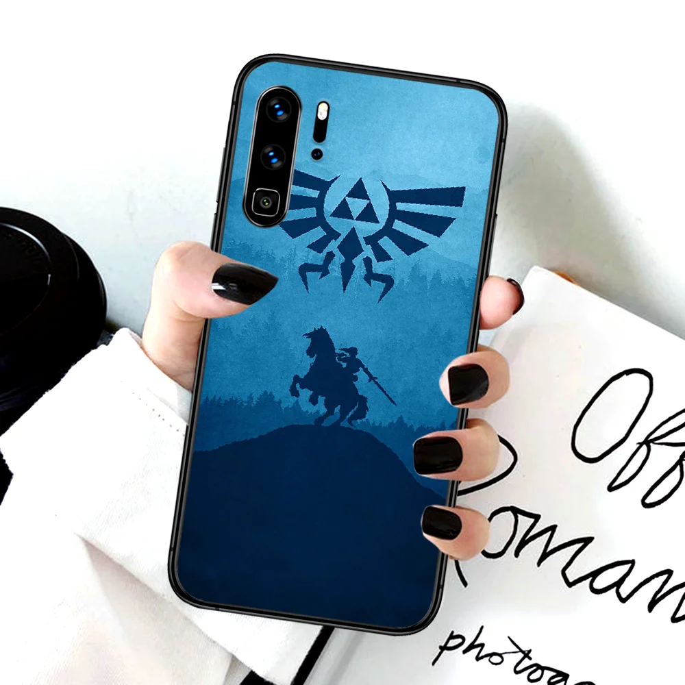 

Legends of Zeldas Game Phone Case For Huawei P Mate Smart 10 20 30 40 Lite Z 2019 Pro black Bumper Silicone Hoesjes Fashion Etui