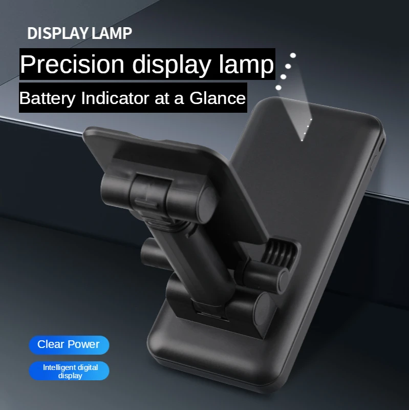 z89 4in1 power bank with cables desktop phone holder supports fast charging apple android type c 10000mah lazy live phone stand free global shipping