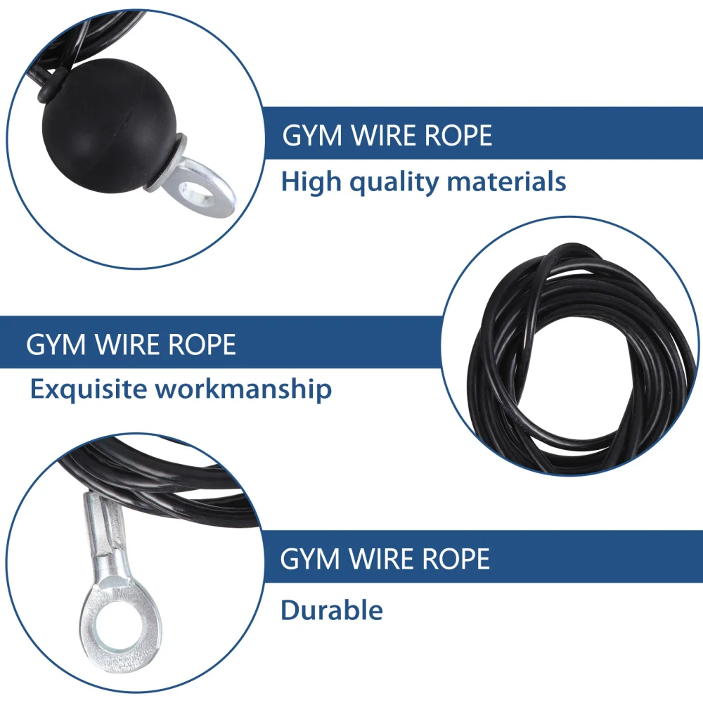 

Exercising Wire Rope Steel Wire Heavy Duty Gym Cable Fitness Accessories