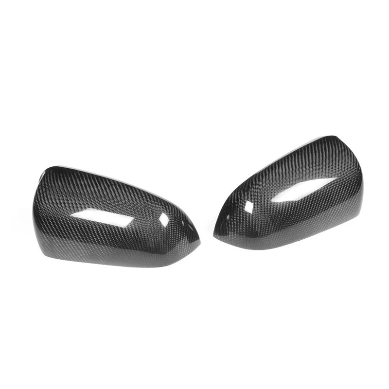 

Car Carbon Fiber Rear Rearview Mirror Cover Caps Fit For- A3/ A4 B7 2005-2008