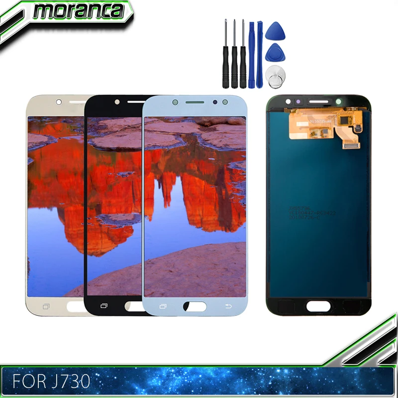 5 ''ЖК дисплей для SAMSUNG Galaxy J7 Pro J730 ЖК 2017 сенсорный экран дигитайзер J730F