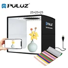 Световой короб для фотостудии PULUZ, 25 см30 см, комплект лайтбоксов для мини-фотостудии, настольные палатки для съемки, наборы и фоны 612 цветов