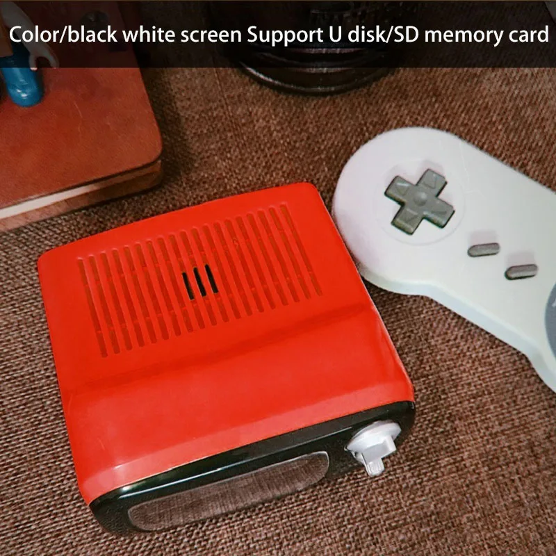 Ретро Smart Mini HD портативное ТВ телевидение поддержка u диска sd карты Встроенный