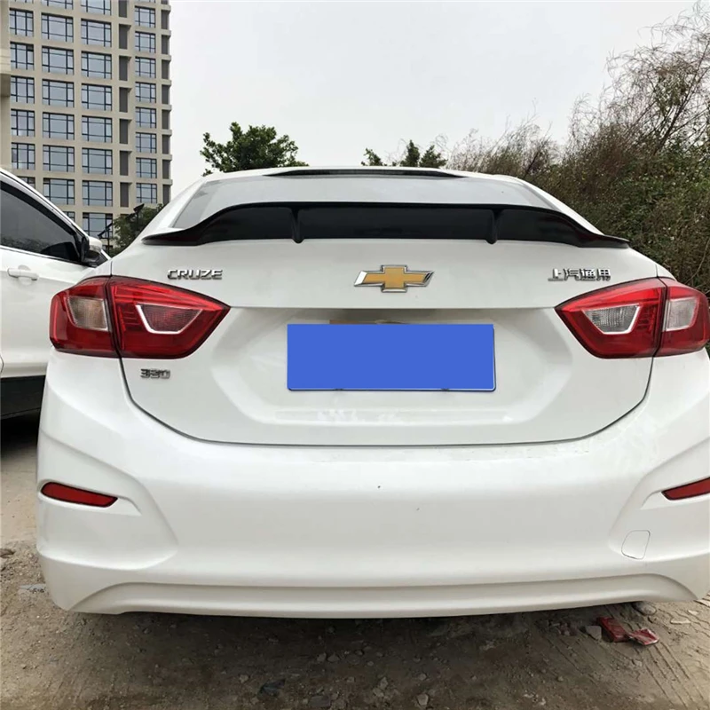 

Car-styling R Style Luster Carbon Fiber/FRP Rear Trunk Spoiler Wing Fit for Chevrolet Cruze 2017 - 2019