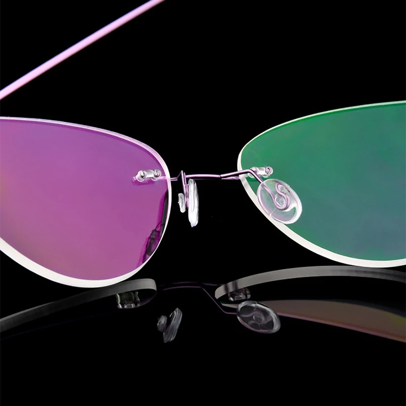 Очки Zilead Без Оправы унисекс складные светильник кошачий глаз|Мужские очки для