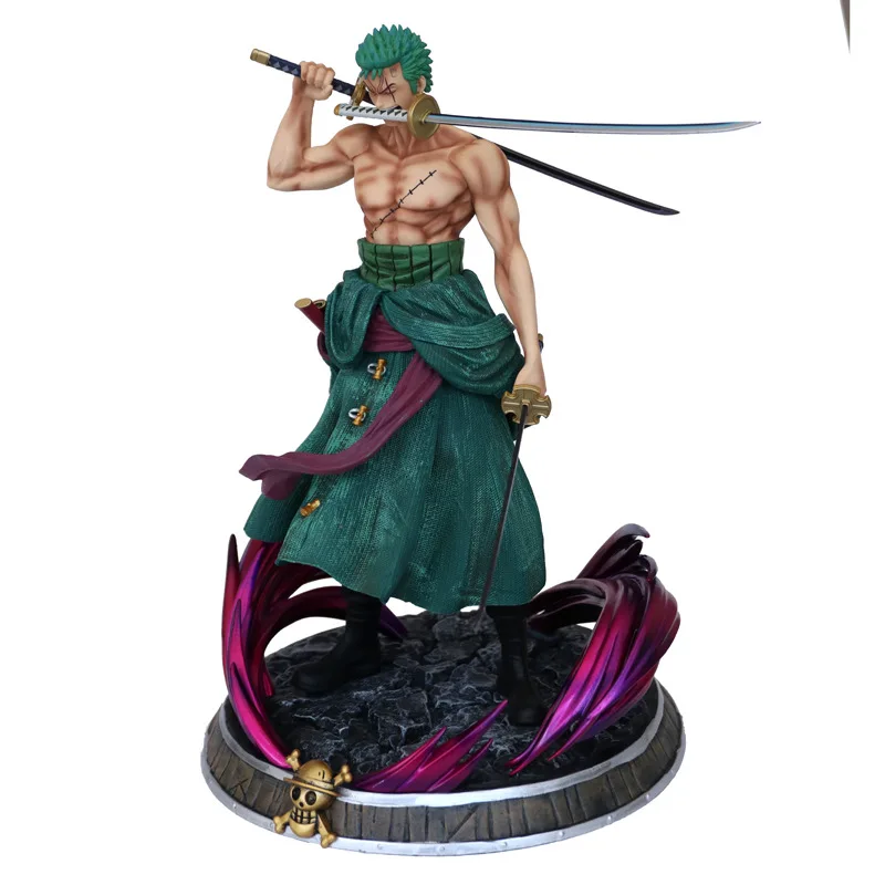 Новинка Аниме One Piece GK Zoro с 2 головками ПВХ экшн фигурки коллекционные модели