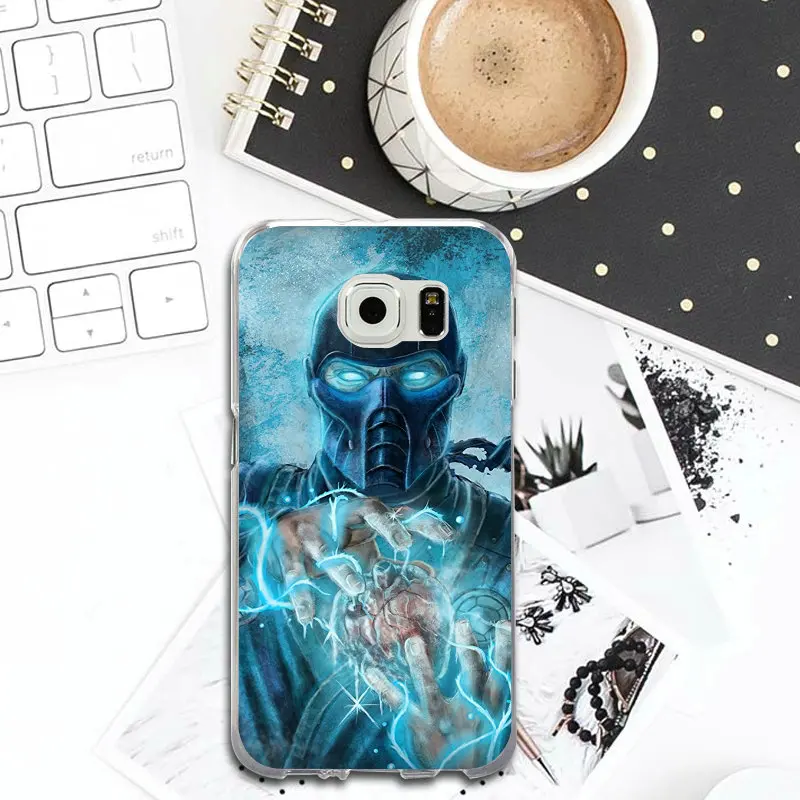 Mortal Kombat Sub Zero For Samsung Galaxy S2 S3 S4 S5 Mini S6 S7 Edge S8 S9 S10 Plus Lite Note 8 9 Shell Soft TPU Phone Case |