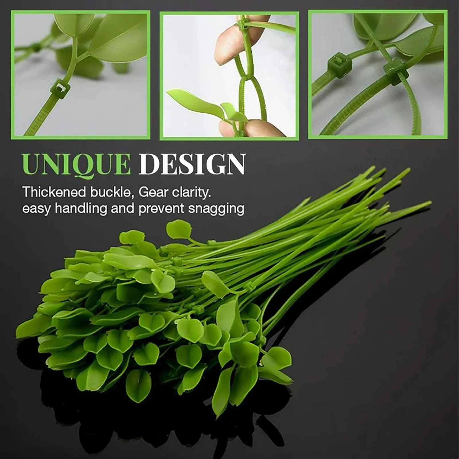 

Plant Climbing Artifact Fixing Tie Plant Shaped Hook Leaf Cable Tie Outdoor Yard Garden Plant Decoration