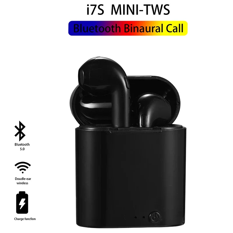 

TWS I7mini I12tws Bluetooth Headset Stereo Earbud Wireless In-Ear Earphone 5.0 Bluetooth With Charging Box Mic