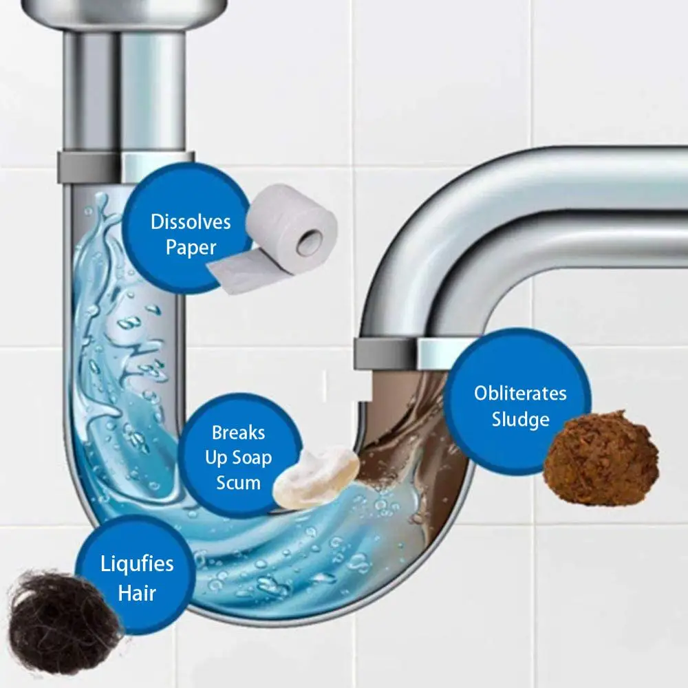 Дезодорант для туалета 10 штук водопроводных труб сильное разложение удаления