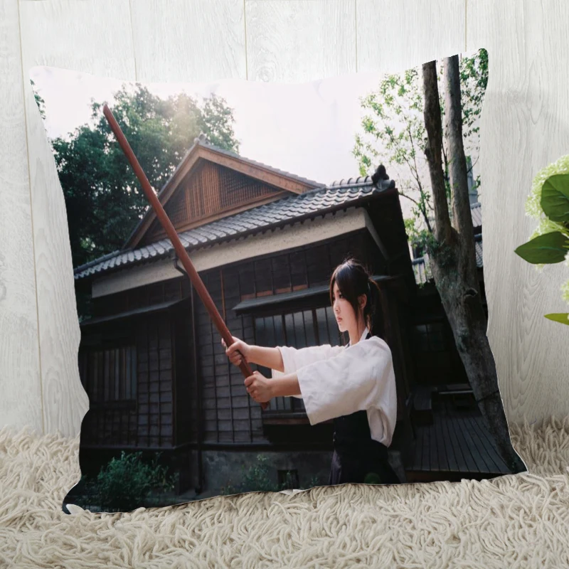 

High Quality Custom Decorative Pillowcase Sasaki Nozomi Square Zippered Pillow Cover Print Your image 20*20cm,35*35cm,40*40cm