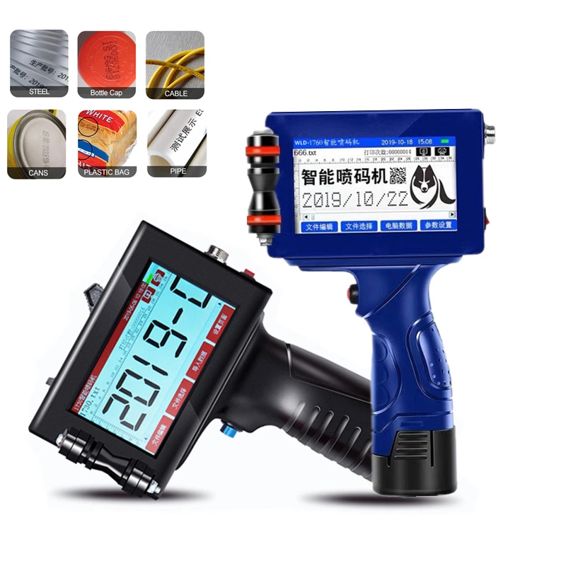 12 7 мм ручной струйный принтер этикетки термопринтер срок годности истекает Дата