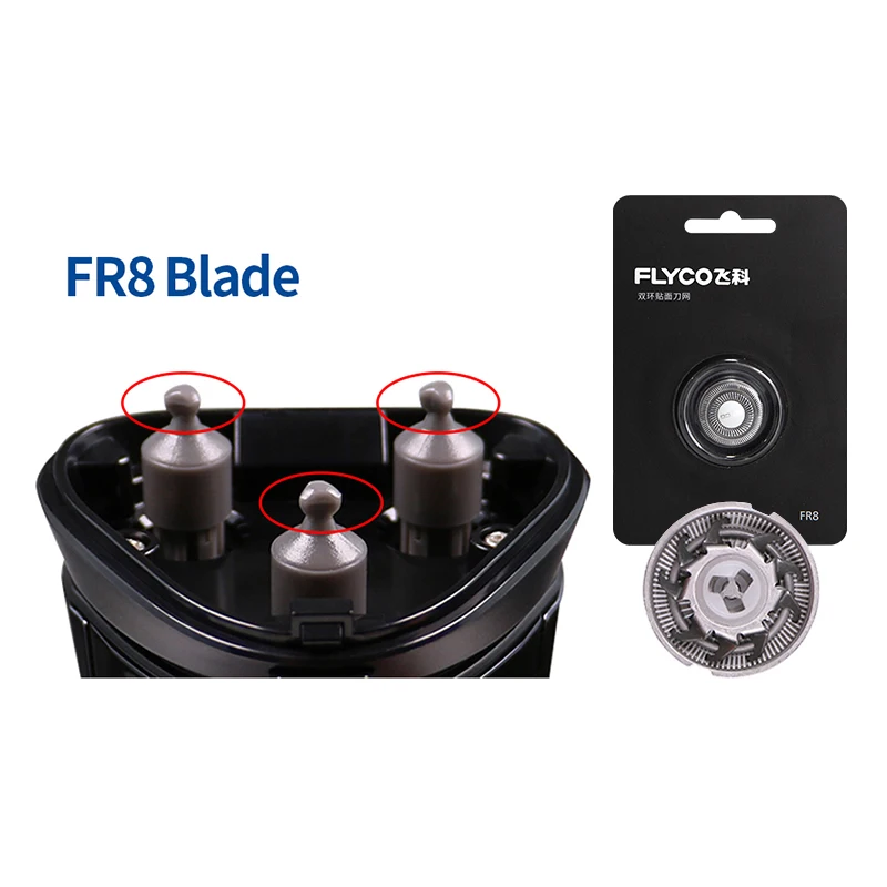 3 шт. сменные электробритвенные лезвия для бритвы Flyco FS339 FS376|Электробритвы| |