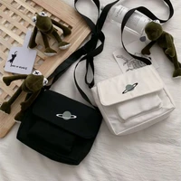 cute small bag womens tide messenger bag japanese style wind planet tooling art girl student shoulder bag frog accessories