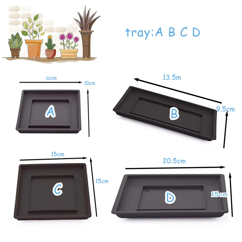 1 шт. поднос для растений из искусственного фиолетового песка пластиковых