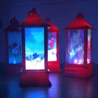 Украшение для новогодней ёлки, Санта-Клаус, снеговик