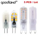 5 шт.лот G9 LED 220 В G4 LED AVDC 12 В Светодиодная лампа 3 Вт 5 Вт 7 Вт лампочка SMD2835 G4 G9 люстра Замена 30 Вт 50 Вт 70 Вт галогенные лампы