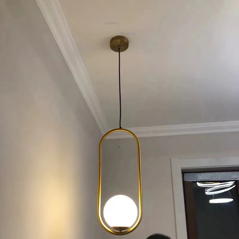 

A Glass Industrial Led Pendant Lamp Lights Hanging Lamp Hanglamp Light Fixture Modern Hanging Ceiling Lamps Chandelier Lighting