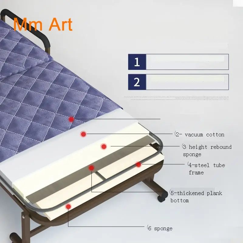 Роскошная мебель для спальни Современная раскладная кровать |