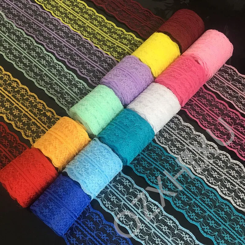 

5 ярдов/рулон, кружевная лента, 45 мм