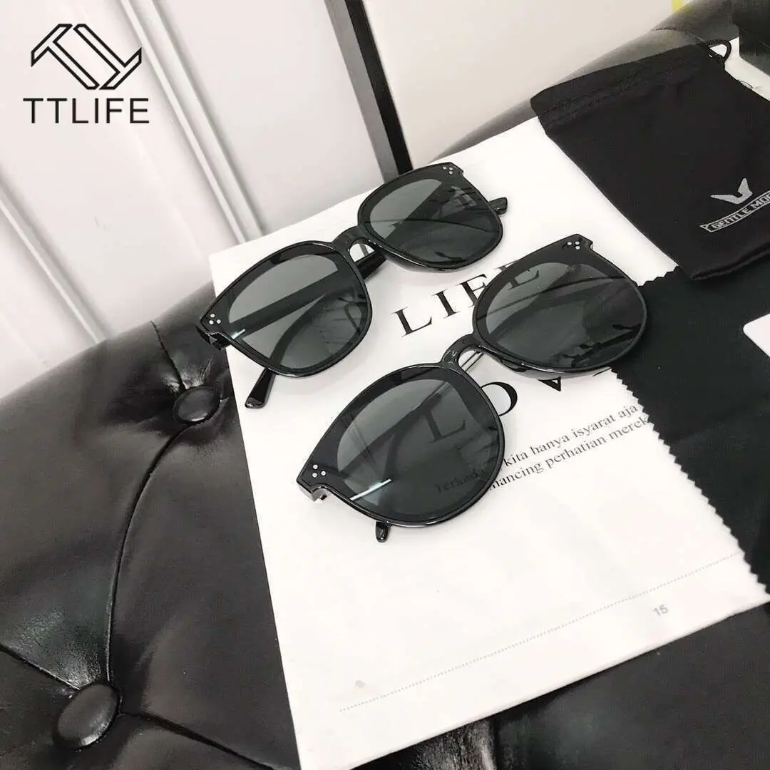 TTLIFE ретро солнцезащитные очки для женщин брендовая дизайнерская большая оправа