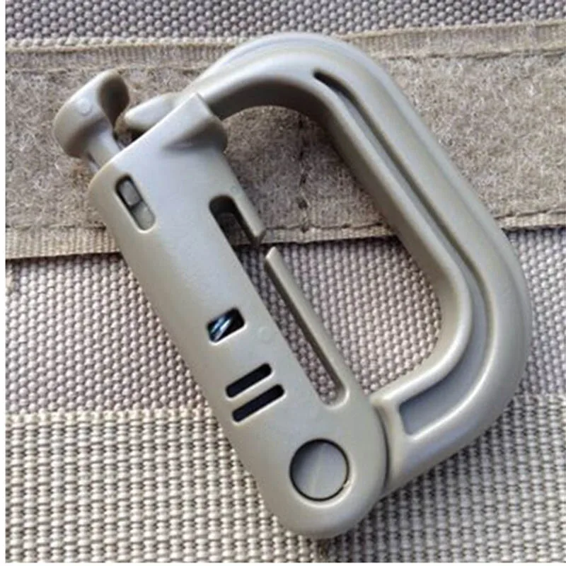 Практичный 4 вида цветов Молле тактический рюкзак EDC Скоба карабин защелка