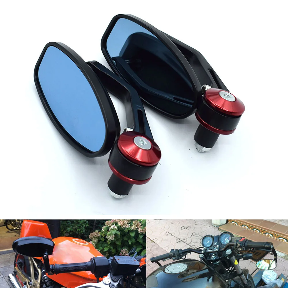

Универсальные алюминиевые наконечники Руля Мотоцикла 7/8 дюйма 22 мм, боковые зеркала для HONDA CBF125 CB600F CBR600F CBF600/SA CB650F CBR650F