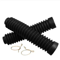 2pc 27030mm 20knot motorcycle front gator fork boots dust cover shock protector absorber protective sleeve